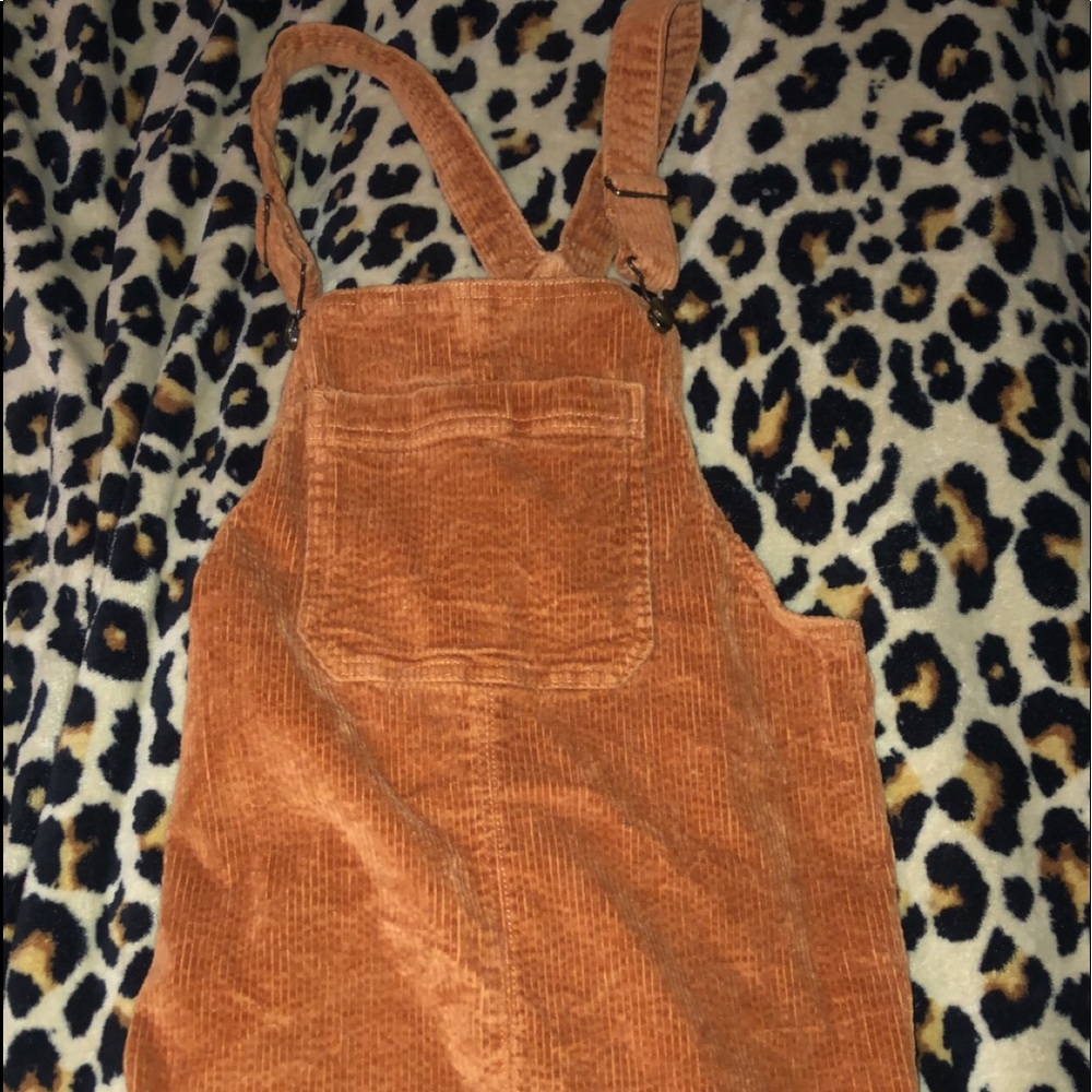 Overall corduroy dress